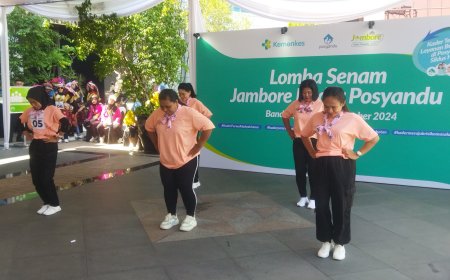 Kader Posyandu Sulawesi Utara Ikuti Lomba Senam