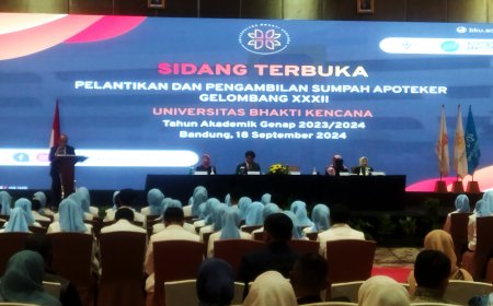 UBK Gelar Pelantikan & Angkat Sumpah Apoteker Gelombang XXXII Tahun 2024