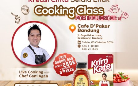 Cooking Class for Influencer Bandung 2024