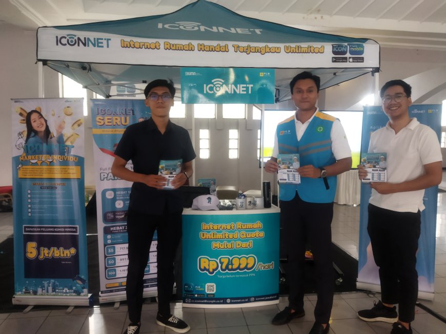 Booth PLN ICONNET Hadir di Acara Reuni Akbar Alumni SMPN 4 Bandung