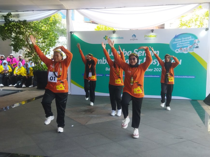 Kader Posyandu Kalimantan Utara Ikuti Lomba Senam