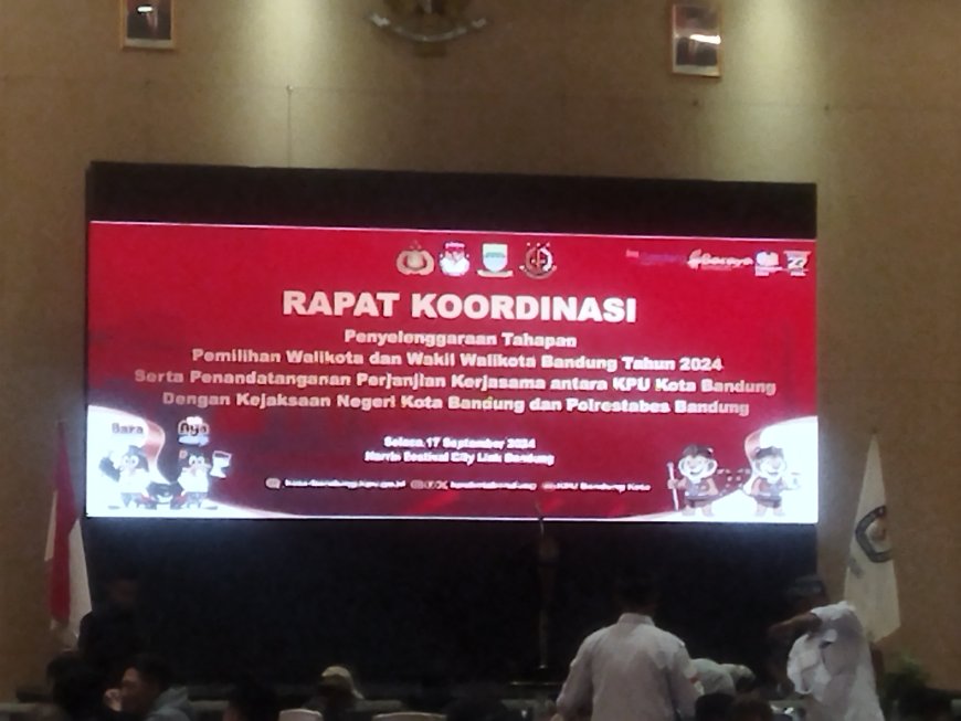 KPU Bandung Adakan Rapat Koordinasi
