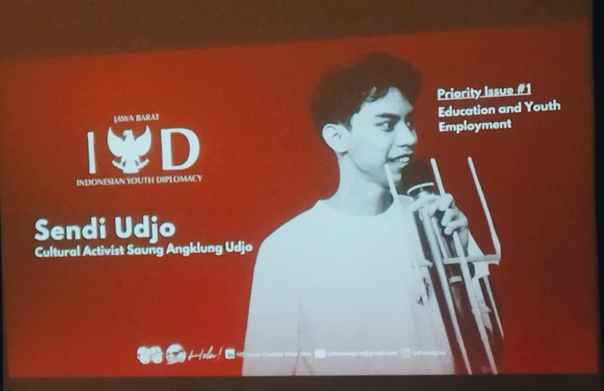 Sendi Udjo jadi Narasumber Talk Show pada Indonesian Youth Diplomacy 2024