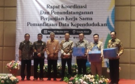 Disdukcapil Bandung: Rakor & Penandatanganan Perjanjian Kerja Sama Pemanfaatan Data Kependudukan