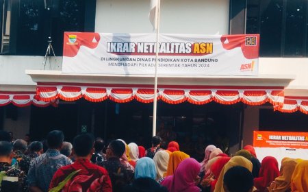 Ikrar Netralitas ASN di Lingkungan Dinas Pendidikan Kota Bandung