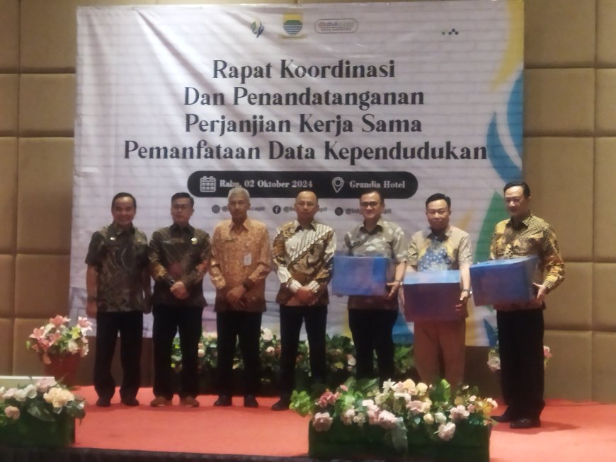 Disdukcapil Bandung: Rakor & Penandatanganan Perjanjian Kerja Sama Pemanfaatan Data Kependudukan