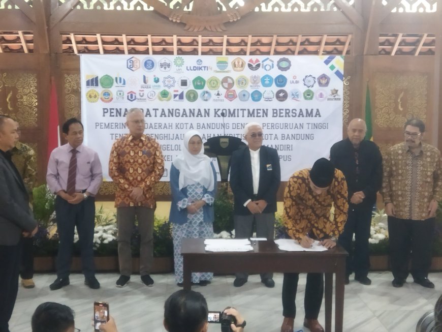 UTB Berkomitmen Berpartisipasi Pengelolaan Sampah dan Peghijauan Lahan Kritis di Kota Bandung