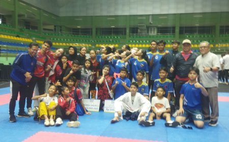 Garuda Emas Karate Club Juara Umum Liga Karate Antar Pelajar se Jabar 2025