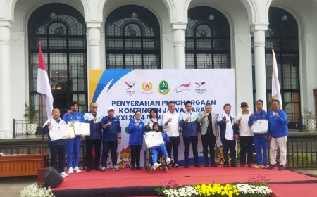 Pj Gubernur Jabar Berikan Apresiasi Kepada Atlet PON XXI & PEPARNAS XVII 2024