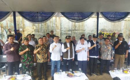 Direktur PT. Ginanjar Hadiri Peresmian Kolam Retensi Gede Bage Bandung