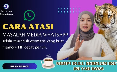 Cara agar Media WhatsApp dari Grup atau Teman tidak terunduh Otomatis