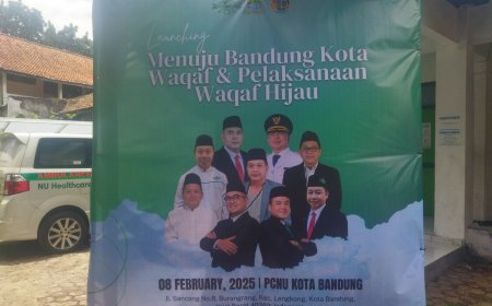 Pejabat Walikota Hadiri Launching Bandung Kota Wakaf & Wakaf Hijau