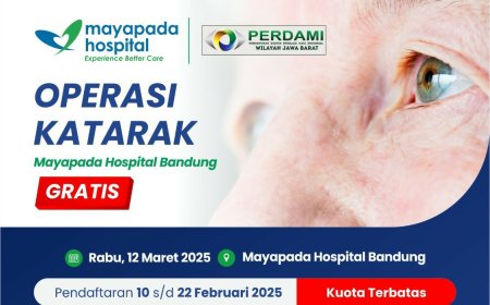 HUT Mayapada Hospital Bandung: Operasi Katarak GRATIS