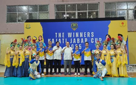 Kajati Jabar Membuka Turnamen Voly Kajati Jabar Cup 2025