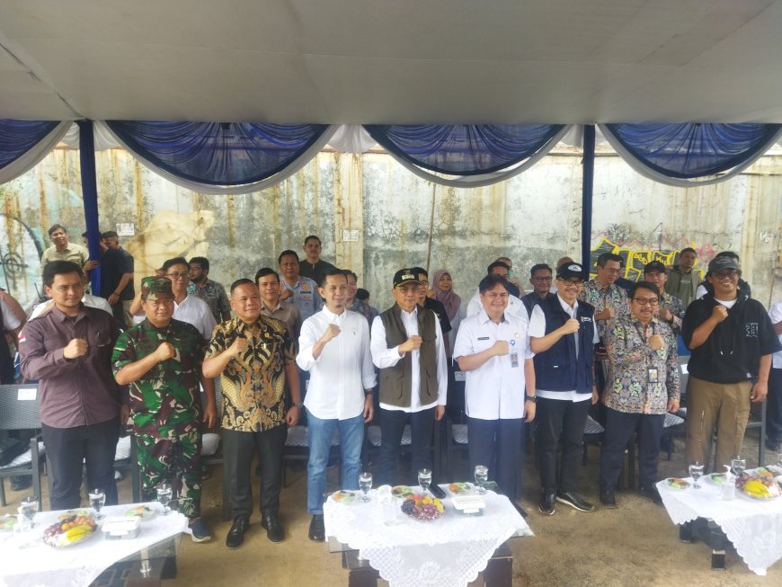 Direktur PT. Ginanjar Hadiri Peresmian Kolam Retensi Gede Bage Bandung