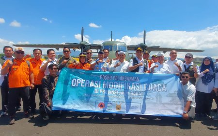 Cegah Banjir di Jabar, Lanud Husein Sastranegara Dukung Operasi Modifikasi Cuaca