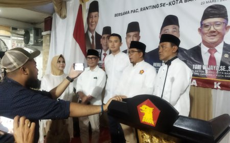 Gerindra Bandung Gelar Bukber & Santunan Anak Yatim