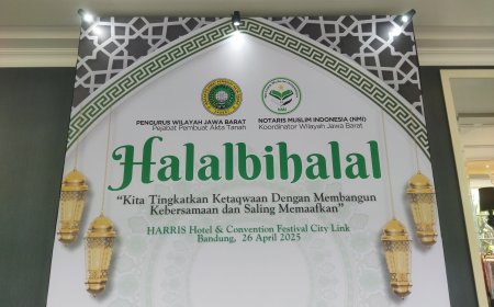 Pengwil PPAT Jabar Adakan Halal Bihalal Idul Fitri 1446 H/2025 M