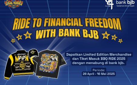 bank bjb Featuring BBQ Ride, Hadirkan Promo Hadiah Merchandise Eksklusif
