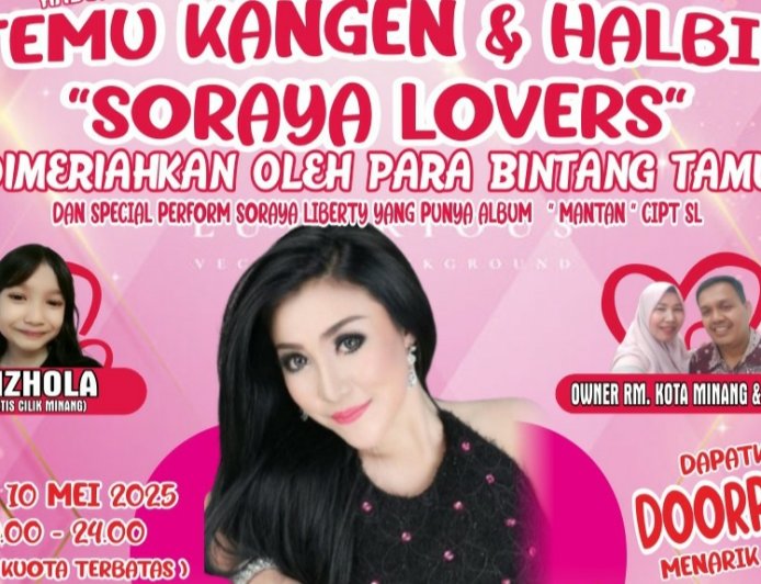 GRATIS !... Temu Kangen & Halal Bihalal With Soraya Lovers