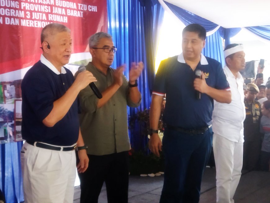 Menteri PKP: Yayasan Budha Tzu Chi Siap Renovasi 500 RTLH di Kota Bandung Lewat Program Bebenah Kampung