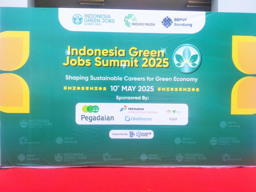Inovasi Muda & Kementerian Ketenagakerjaan Melalui BBPVP Bandung Dorong  Transformasi Tenaga Kerja Hijau di Indonesia Green Jobs Summit 2025