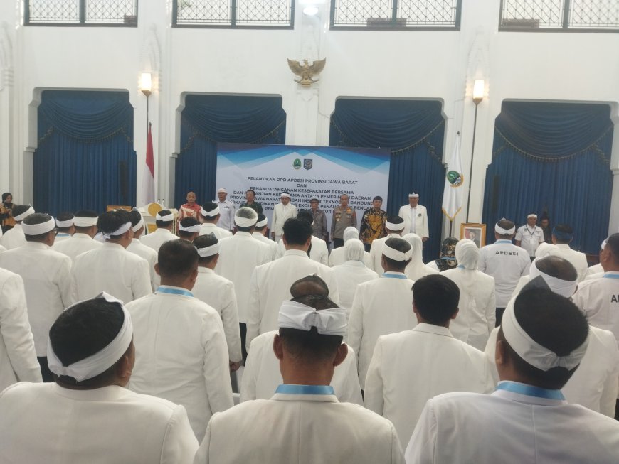 Ketua APDESI Jabar Bangga & Senang, Pelantikan Pengurus Dihadiri Gubernur & Dilakukan di Gedung Sate