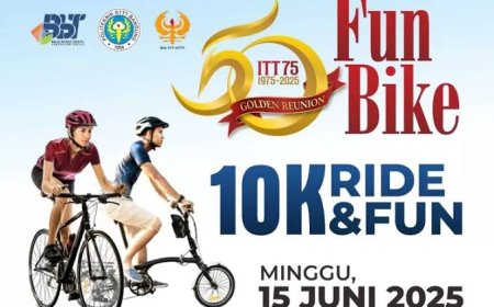 Meriahkan! ITT 75 Golden Reunion FunBike Bandung 2025