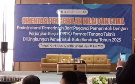 PPPK Kota Bandung Ikuti Orientasi Nilai & Etika Pemerintahan di Grandia Hotel