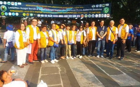 Lions Club International Ikut Serta Dalam Aksi Pelestarian Sungai Cikapundung