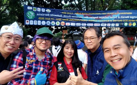 FPK Kota Bandung, INTI Jabar, & Macan Siliwangi Kota Bandung Turut Lestarikan Sungai Lewat Aksi Eco Enzyme di Cikapundung Bandung
