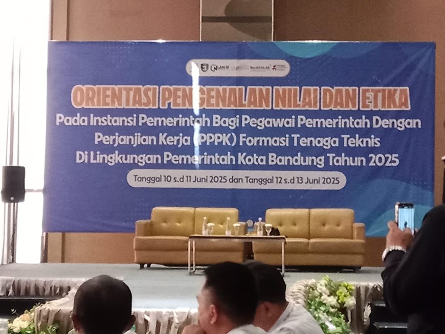 PPPK Kota Bandung Ikuti Orientasi Nilai & Etika Pemerintahan di Grandia Hotel