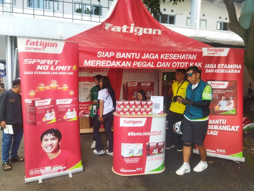 FATIGON Hadir Aktif Sebagai Sponsor Acara di Golden Reunion ITT 75 Fun Bike 10k Bandung