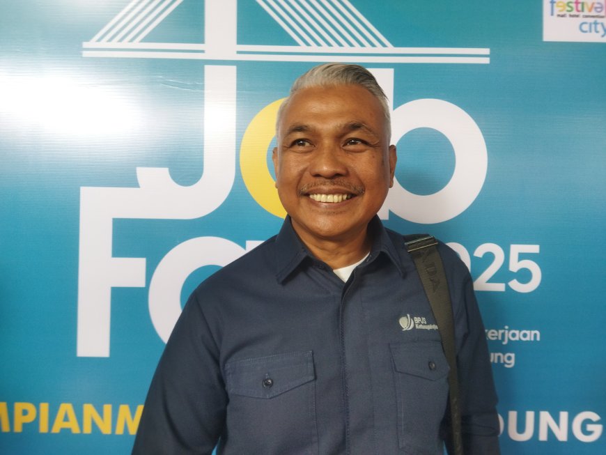 Kepala Kantor Cabang BPJS Ketenagakerjaan Bandung Suci Dukung Job Fair Disnaker Bandung 2025 Sebagai Upaya Atasi Pengangguran & Cegah Kemiskinan Baru
