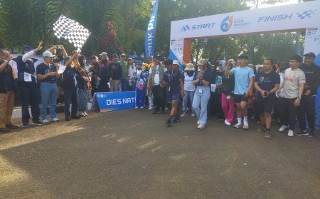 GERAK JALAN SEHAT MERIAHKAN DIES NATALIS KE-61 IKOPIN UNIVERSITY DAN PERINGATAN HARI KOPERASI