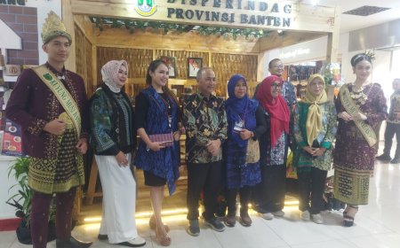 Disperindag Banten Ikut Pameran di 13th Indonesia Tourism & Trade Investment Expo 2025 Bandung