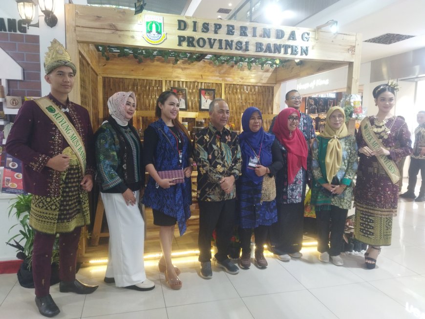 Disperindag Banten Ikut Pameran di 13th Indonesia Tourism & Trade Investment Expo 2025 Bandung