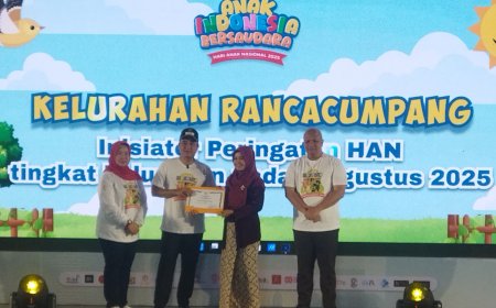 Kelurahan Rancanumpang Raih Piagam Ucapan Terima Kasih dari Wali Kota Bandung sebagai Inisiator HAN 2025