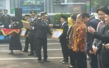 Pengwil INI Jawa Barat Terima Penghargaan dari Kemenkum RI pada Hari Pengayoman ke-80
