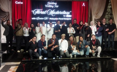 ASPEDI Jabar II Gelar Floral Masterclass Bersama Floral Artist Internasional asal Malaysia