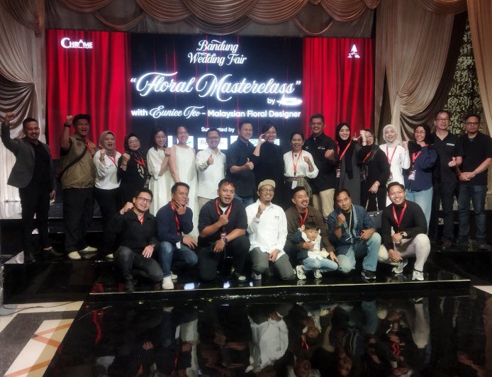 ASPEDI Jabar II Gelar Floral Masterclass Bersama Floral Artist Internasional asal Malaysia