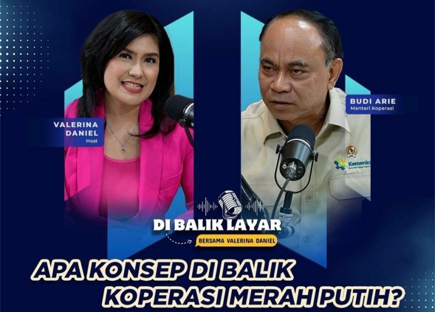 Menteri Koperasi Budi Arie Jadi Narasumber “Di Balik Layar” TVRI Nasional Bahas Konsep Koperasi Merah Putih