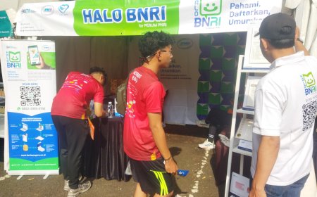 PNRI Ramaikan Notarius Run 5K 2025 dengan Booth Interaktif
