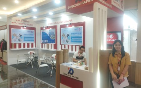 DINGXIN PAPER Ramaikan IAPE 2025, Tawarkan Solusi Kertas Transfer Berkualitas