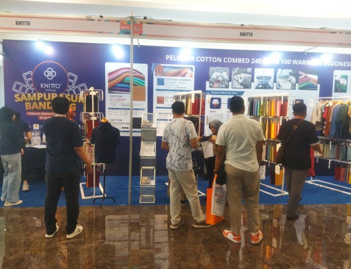 KNITTO Ramaikan IAPE 2025 Bandung dengan Produk Tekstil Premium