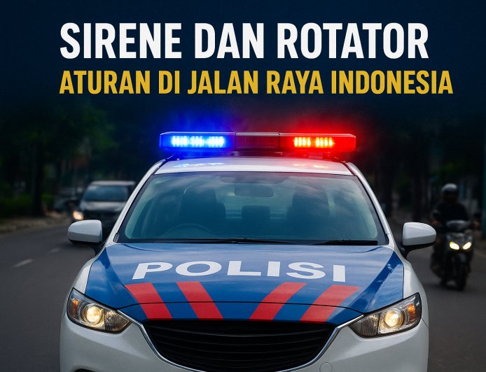 Sirene dan Rotator: Antara Gengsi, Kebutuhan, dan Aturan Hukum di Jalan Raya Indonesia
