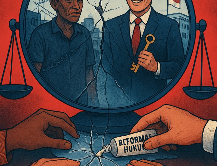 Hukum Kita, Cermin Retak yang Perlu Disatukan