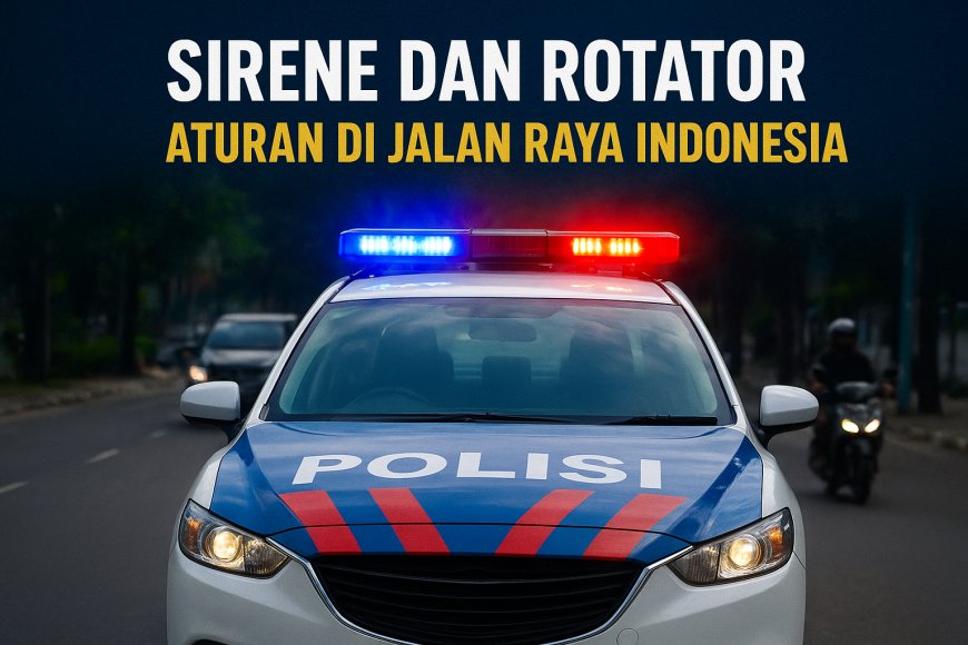 Sirene dan Rotator: Antara Gengsi, Kebutuhan, dan Aturan Hukum di Jalan Raya Indonesia