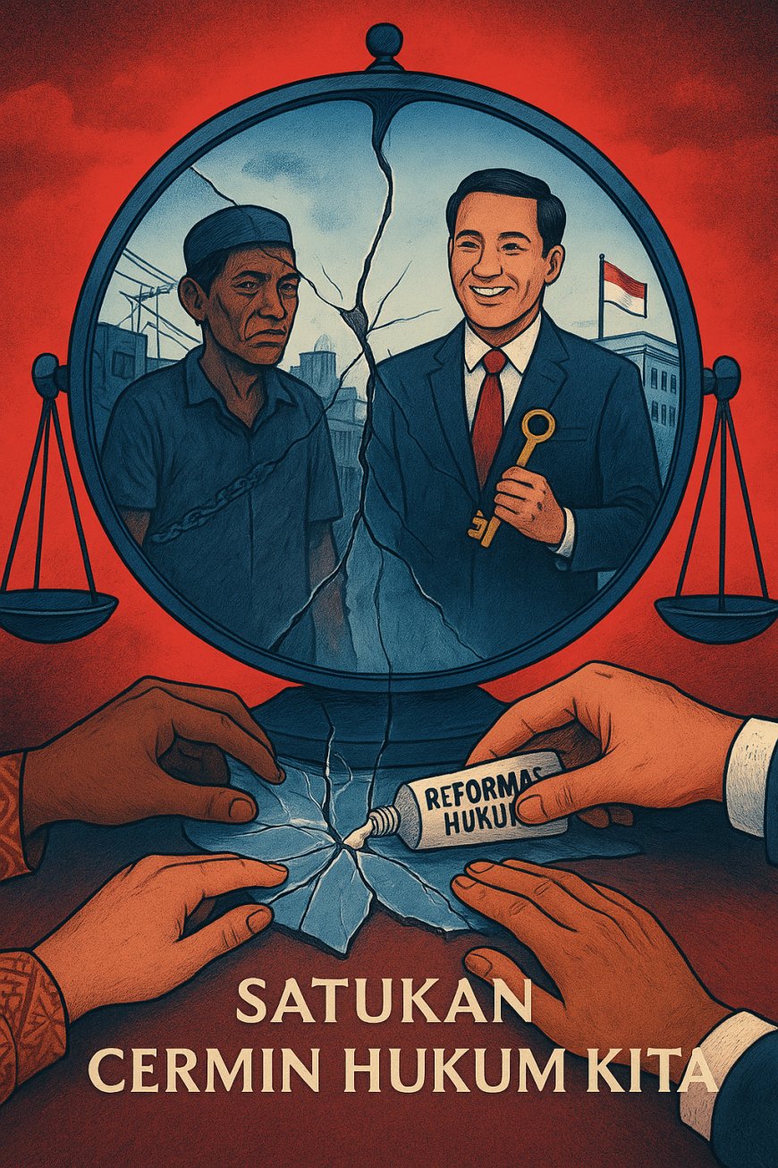 Hukum Kita, Cermin Retak yang Perlu Disatukan