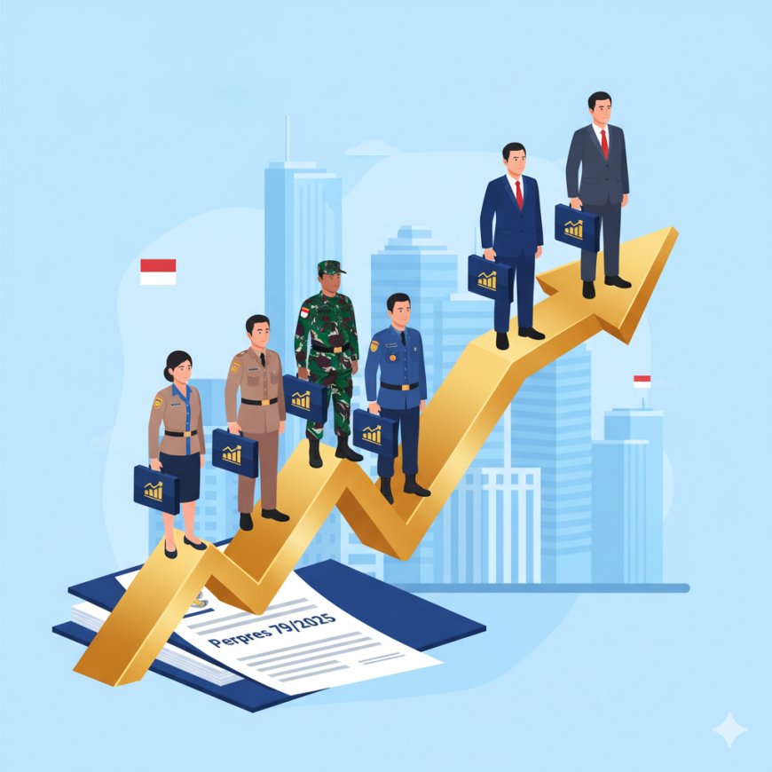 Reformasi Pendapatan Aparatur: Dinamika Kenaikan Gaji ASN, TNI/Polri & Pejabat Negara dalam Perpres 79/2025